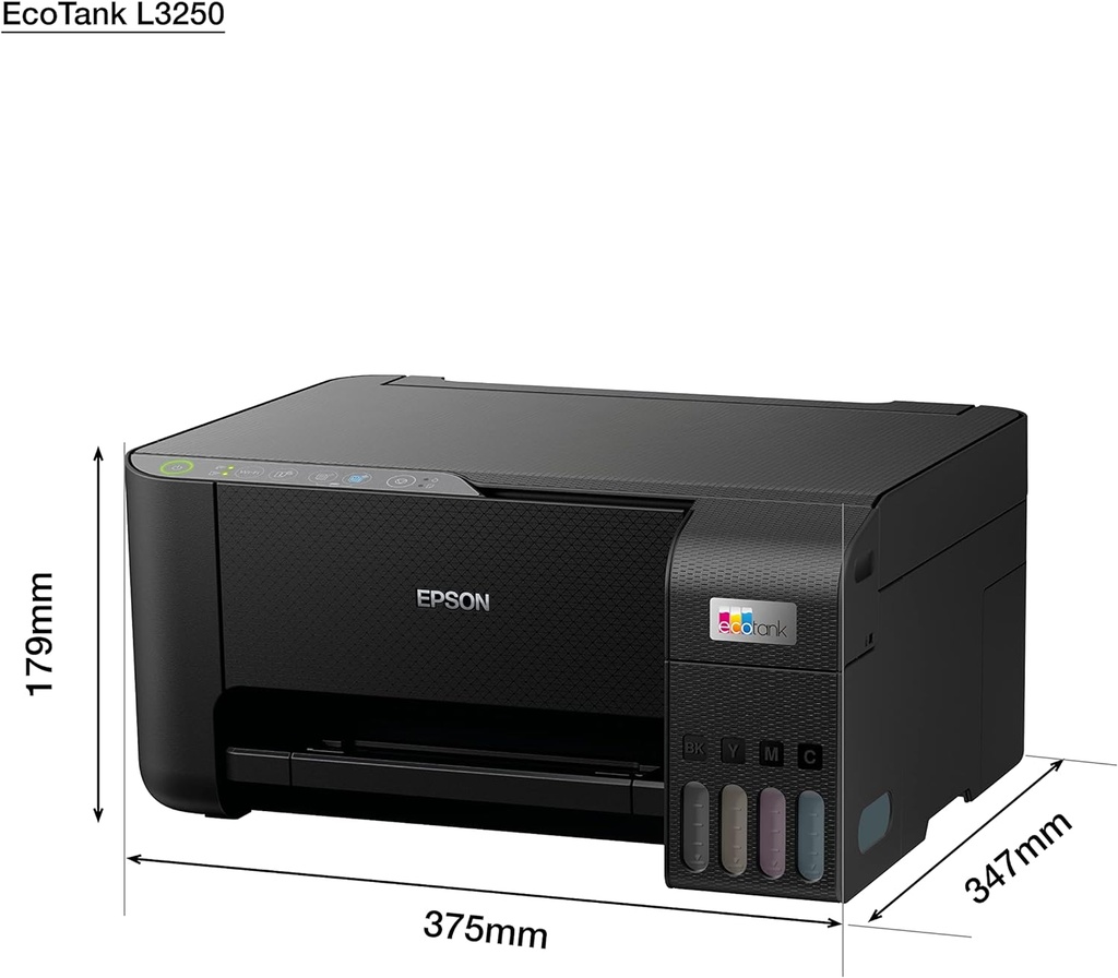 EPSON PRINTER L-3250 ECO TANK 3*1 WIFI PRINTER COLOR طابعة ابسون نفاثة للحبر موديل 3250