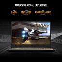 ASUS TUF Gaming  FX507ZC4-HN321 Laptop With 15.6-Inch Full HD Display, Core i5-12500H Processor/8GB RAM/512GB SSD/4GB Nvidia Geforce RTX 3050 Graphics Card/DOS(Without Windows) English/Arabic Grey