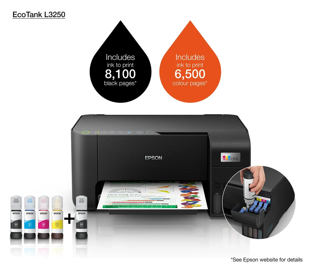 EPSON EcoTank L3250    L-3250 Eco Tank 3*1 WIFI 